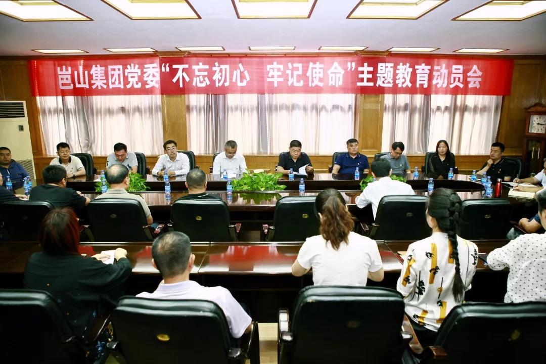 岜山集团党委召开“不忘初心、牢记使命”主题教育动员会